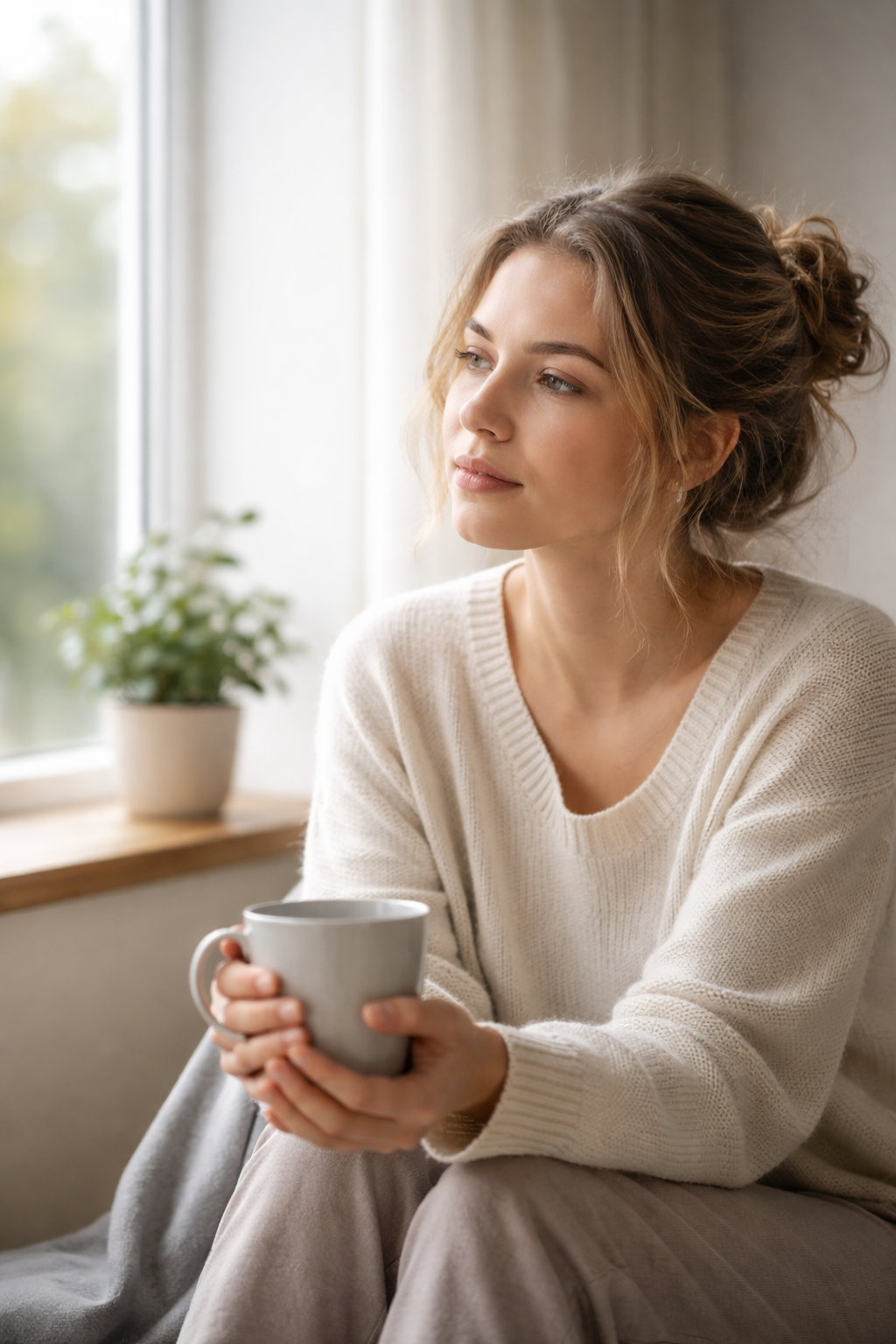 emotional awareness during a quiet reflective moment