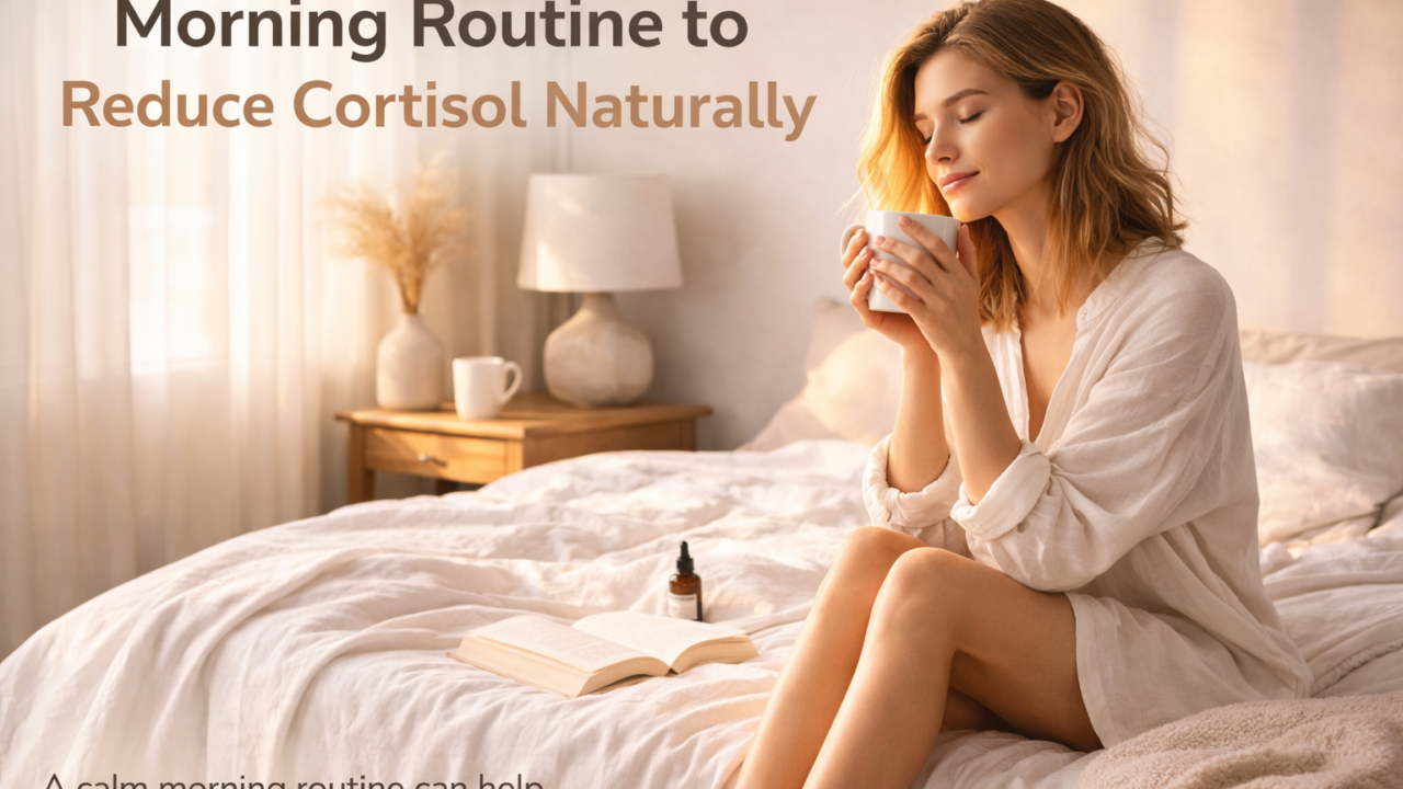 Morning Routine to Reduce Cortisol Naturally (Simple + Effective Guide)
