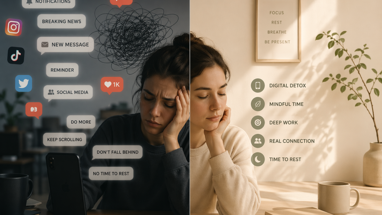 You’re Not Lazy — You’re Overstimulated (And It’s Draining Your Mind)